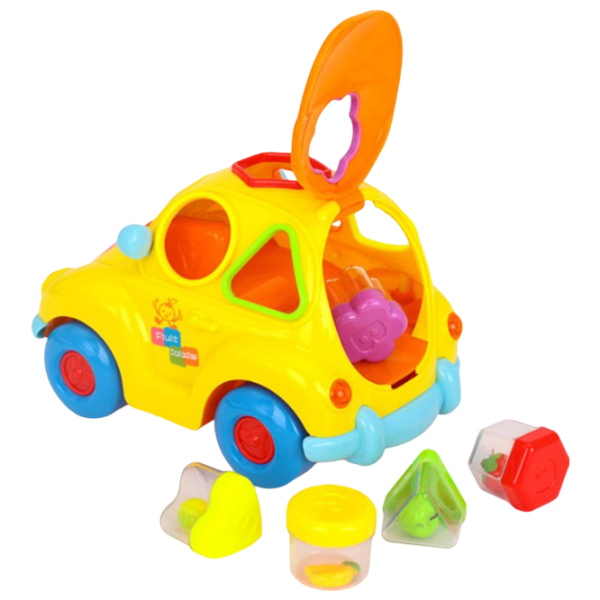 Jucărie interactivă Hola Toys Masina vesela cu fructe 516 Yellow 1+ photo 4