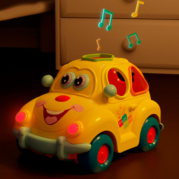 Jucărie interactivă Hola Toys Masina vesela cu fructe 516 Yellow 1+ photo 7