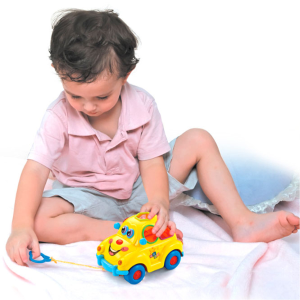 Jucărie interactivă Hola Toys Masina vesela cu fructe 516 Yellow 1+ photo 8
