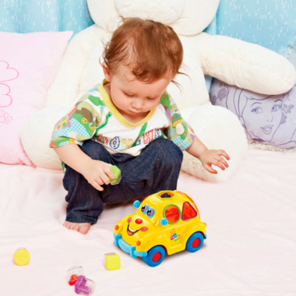 Jucărie interactivă Hola Toys Masina vesela cu fructe 516 Yellow 1+ photo 9