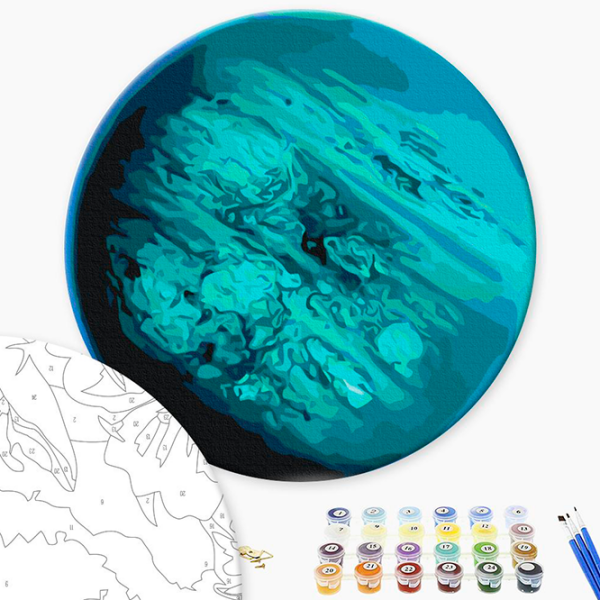 Pictură pe numere BrushMe Uranus RC00089FC 30 x 30 cm, Pânză photo 3