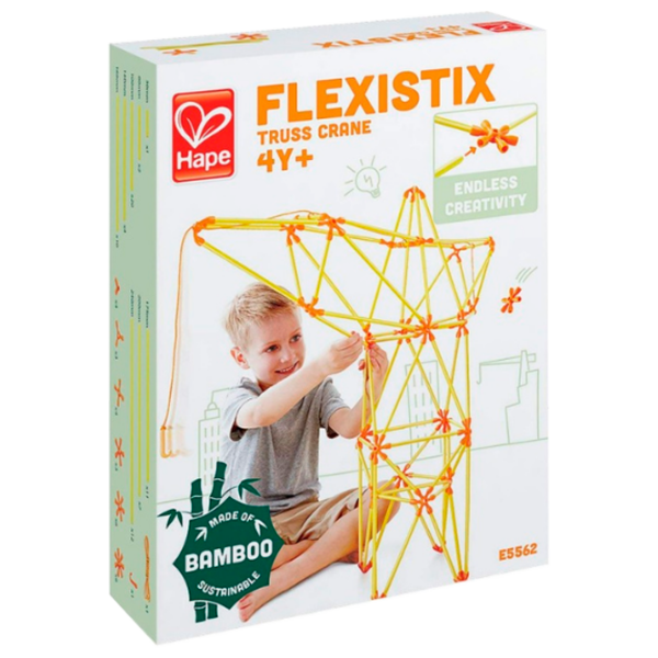 Constructor Hape Truss Cran Yellow Numărul de piese 94 , 4+ photo 1