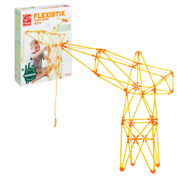Constructor Hape Truss Cran Yellow Numărul de piese 94 , 4+ photo 4
