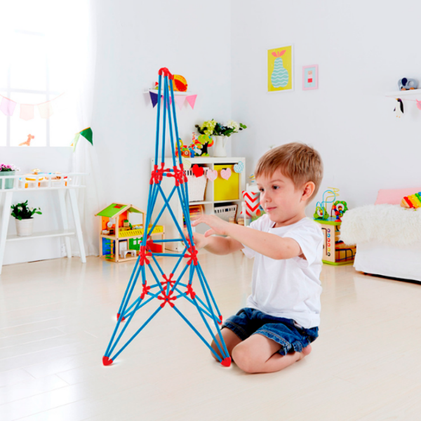 Constructor Hape Eiffel Tower Blue Numărul de piese 94 , 4+ photo 5