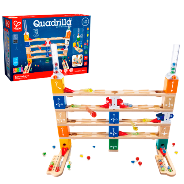 Constructor Hape Basic Coding Set Brown Numărul de piese 125, 6+ photo 2