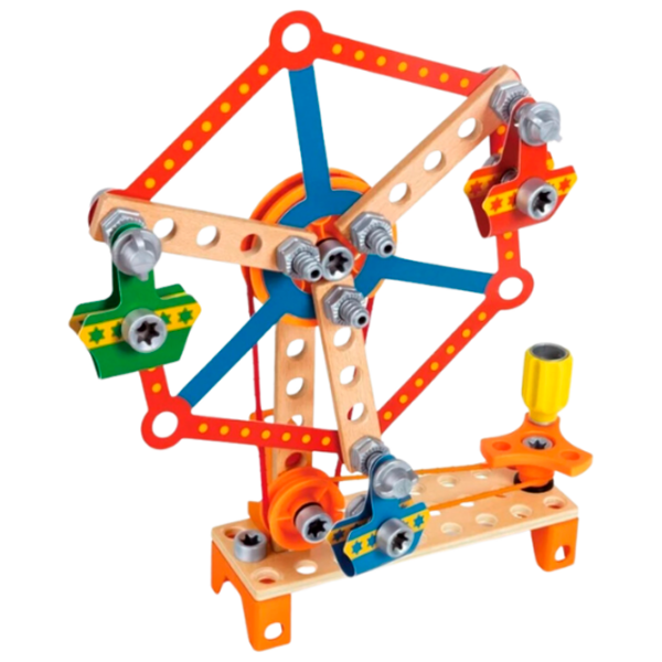 Constructor Hape Carnival Builder Set Brown Numărul de piese 73, 5+ photo 4