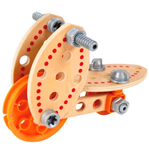 Constructor Hape Carnival Builder Set Brown Numărul de piese 73, 5+ photo 7