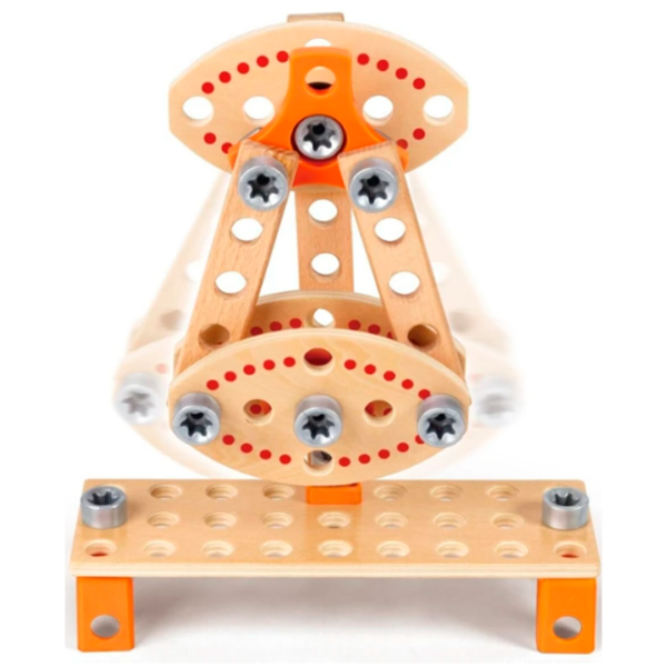 Constructor Hape Carnival Builder Set Brown Numărul de piese 73, 5+ photo 8