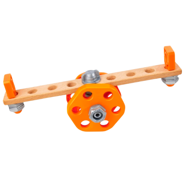 Constructor Hape Carnival Builder Set Brown Numărul de piese 73, 5+ photo 10