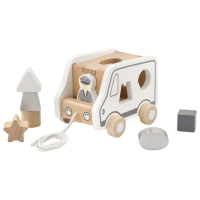 Интерактивная игрушка PolarB Pull-Along Shape Sorting Truck 51612 Белый 1+
