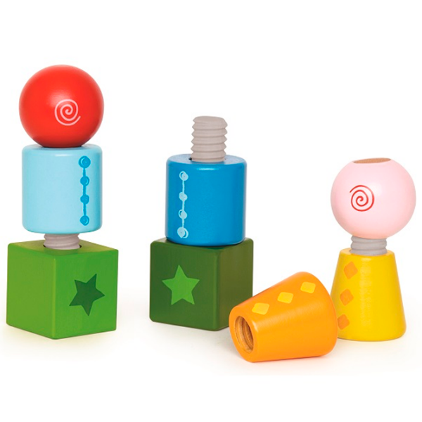 Constructor Hape Twist and Turnables Multicolor Numărul de piese 8, 24 luni photo 2