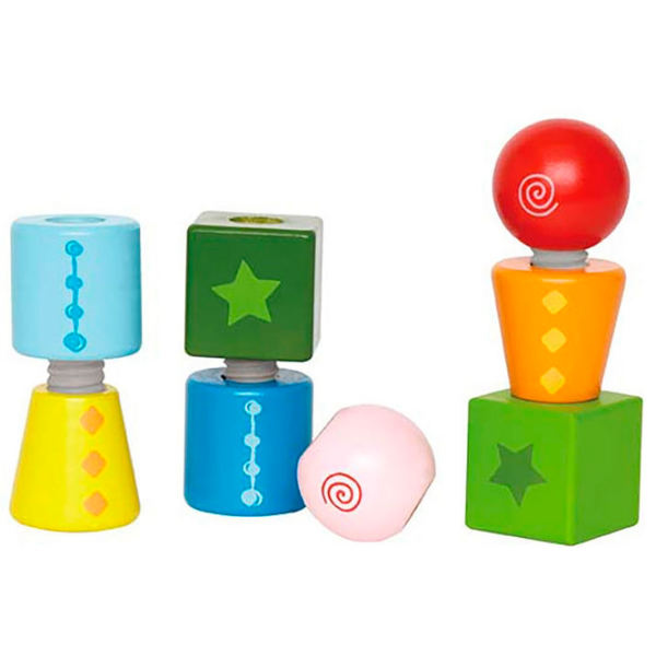 Constructor Hape Twist and Turnables Multicolor Numărul de piese 8, 24 luni photo 4