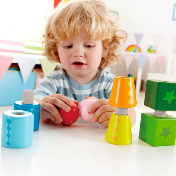 Constructor Hape Twist and Turnables Multicolor Numărul de piese 8, 24 luni photo 6
