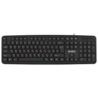 Клавиатура Sven Comfort KB-S230 Черный Для дома и офиса, Проводная