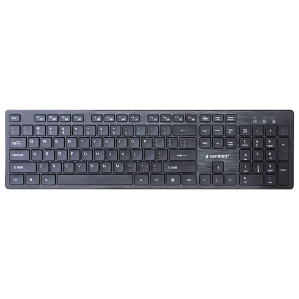 Tastatura & Mouse Gembird KBS-WCH-04-RU Black Home and Office, Fără fir photo 2
