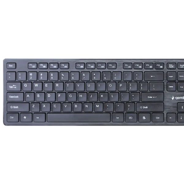 Tastatura & Mouse Gembird KBS-WCH-04-RU Black Home and Office, Fără fir photo 4