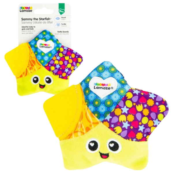 Jucărie moale Tomy Sammy the Starfish T27188 Yellow 0+ photo 3
