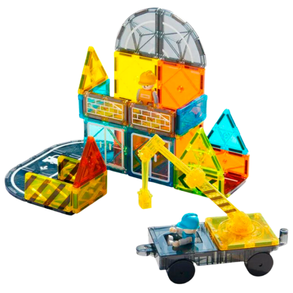Конструктор Mideer Magnetic Tiles Желтый Количество деталей 36, 3+ photo 3
