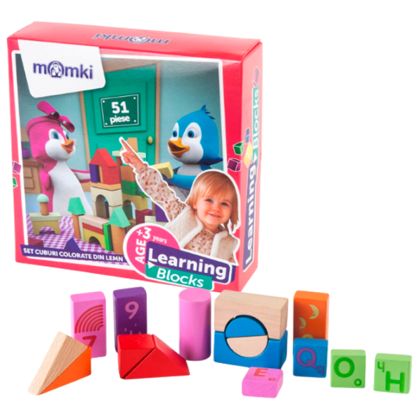 Constructor Momki Cuburi colorate Multicolor Numărul de piese 51, 3+ photo 1