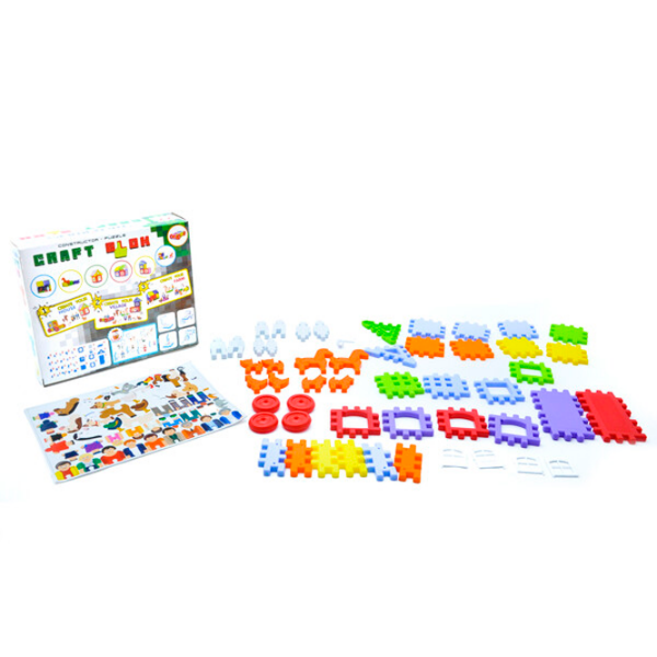 Constructor Maximus Blocuri și autocolante Multicolor Numărul de piese 77, 3+ photo 2