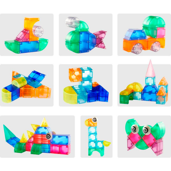 Constructor Mideer Creative Magnetic Multicolor Numărul de piese 20, 3+ photo 4