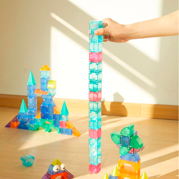 Constructor Mideer Creative Magnetic Multicolor Numărul de piese 46, 3+ photo 6