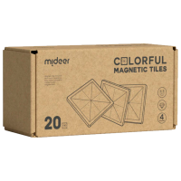 Constructor Mideer Magnetic Tiles Multicolor Numărul de piese 20, 4+