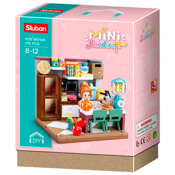 Constructor Sluban Kitchen Pink Numărul de piese 178, 8+ photo 1