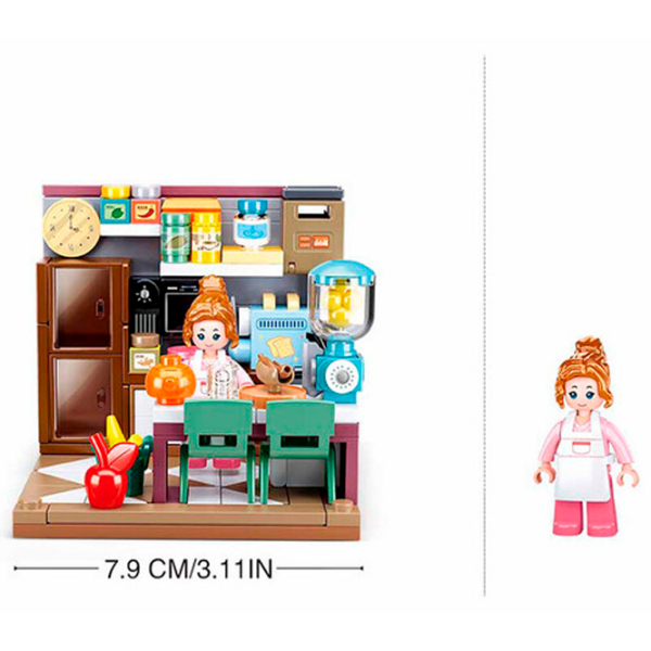 Constructor Sluban Kitchen Pink Numărul de piese 178, 8+ photo 2