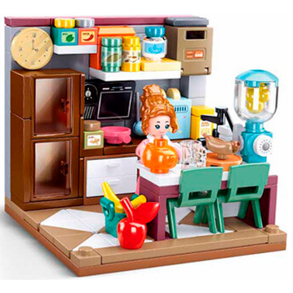Constructor Sluban Kitchen Pink Numărul de piese 178, 8+ photo 4