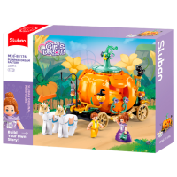 Constructor Sluban Pumpkin Dream Factory Orange Numărul de piese 320, 7+
