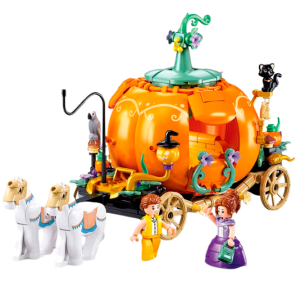 Constructor Sluban Pumpkin Dream Factory Orange Numărul de piese 320, 7+ photo 2