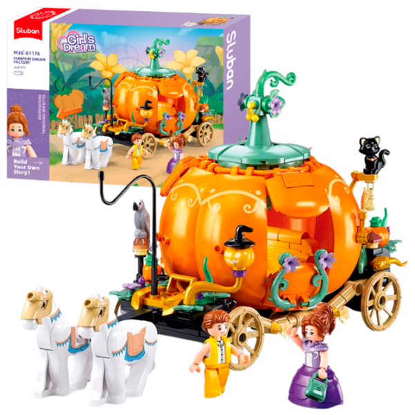 Constructor Sluban Pumpkin Dream Factory Orange Numărul de piese 320, 7+ photo 3