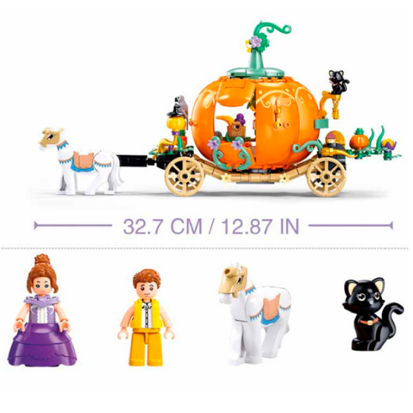 Constructor Sluban Pumpkin Dream Factory Orange Numărul de piese 320, 7+ photo 4