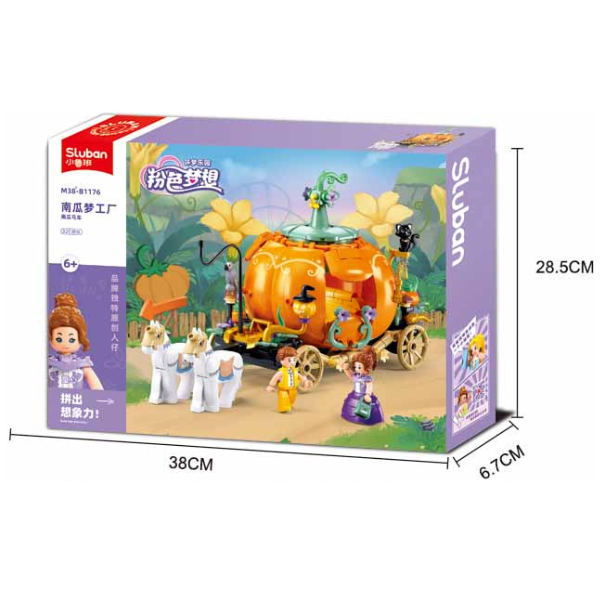 Constructor Sluban Pumpkin Dream Factory Orange Numărul de piese 320, 7+ photo 6