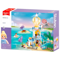Конструктор Sluban Castle with a Slide Фиолетовый Количество деталей 404, 6+