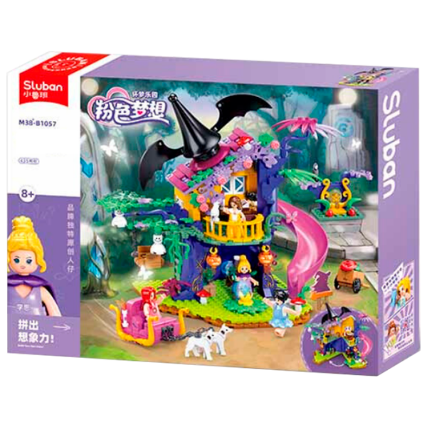 Constructor Sluban Magic Tree House Violet Numărul de piese 435, 8+ photo 1