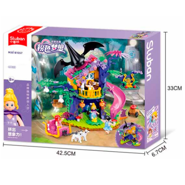 Constructor Sluban Magic Tree House Violet Numărul de piese 435, 8+ photo 7