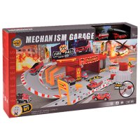 Интерактивная игрушка Essa Toys Mechanism Garage Fire Hall MH-109 Красный Для детей, 3+