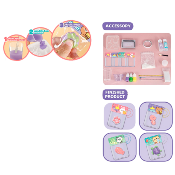 Креативный набор Essa Toys Pinch Toys Игрушки-антистресс 708B-69 Фиолетовый Для девочек, 6+ photo 2
