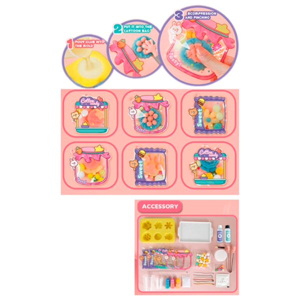 Set de creație Essa Toys Pinch Toys Jucării-antistres 708B-70 Beige Pentru băieți, 6+ photo 2