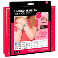 Креативный набор Essa Toys Beaded Jewelry Fashion set 762-14 Розовый Для девочек, 3+