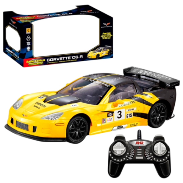 Машинка RC Corvette Racing C6R 866-1809B
Серый
Желтый  photo 3
