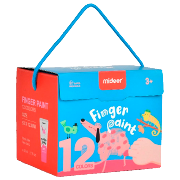 Креативный набор Mideer Finger Paint Набор для рисования пальчиками MD4166 Разноцветный Для детей, 3+ photo 1