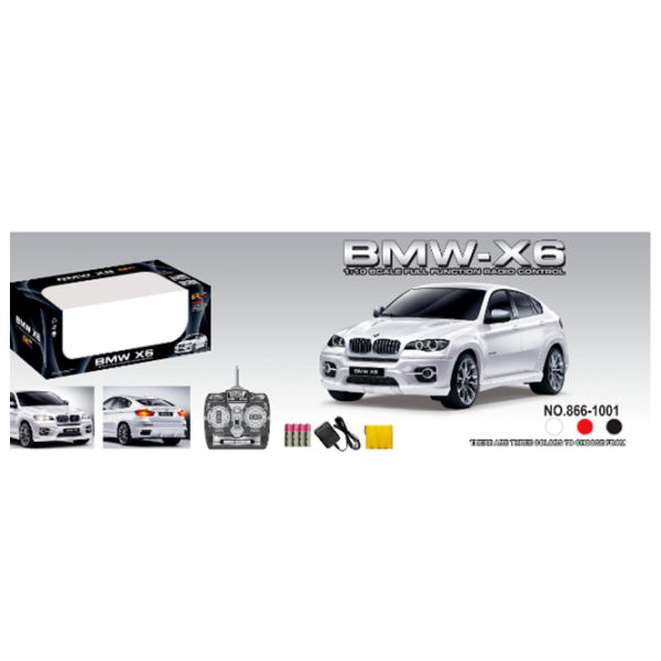 Машинка RC BMW X6 866-1001
Серый
Белый  photo 4