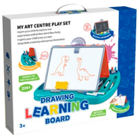 Set de creație Board Games Drawing Learning Board My Art Centre Play Set 8829 White Pentru copii, 3+