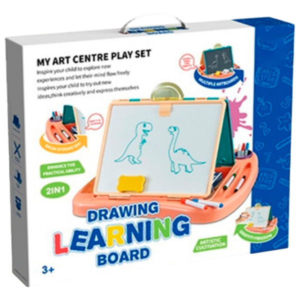Set de creație Board Games Drawing Learning Board My Art Centre Play Set 8830 Orange Pentru copii, 3+ photo 1