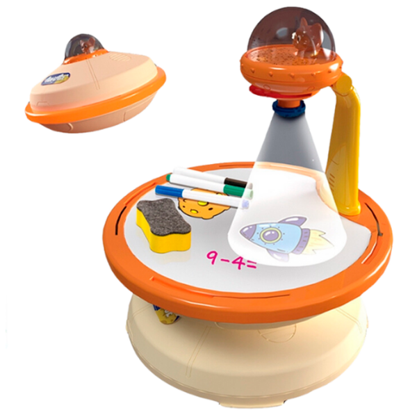 Set de creație Board Games Projection Painting Board Magical and Lovely 6637 Orange Pentru copii, 3+ photo 2
