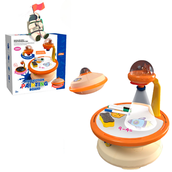 Set de creație Board Games Projection Painting Board Magical and Lovely 6637 Orange Pentru copii, 3+ photo 3