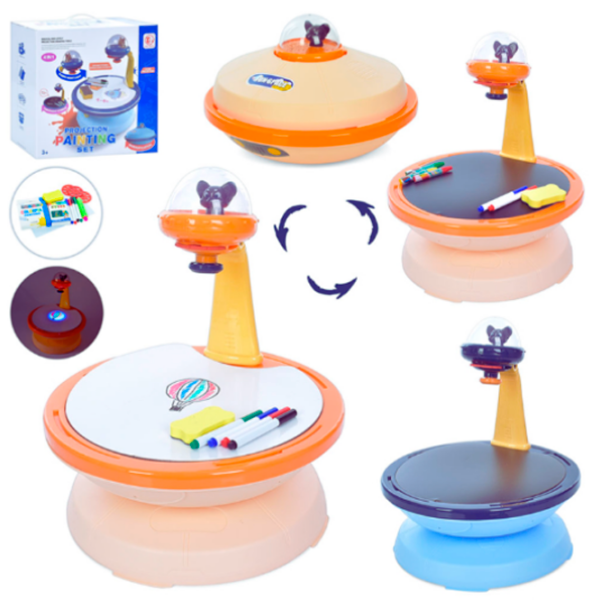 Set de creație Board Games Projection Painting Board Magical and Lovely 6637 Orange Pentru copii, 3+ photo 4